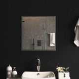 LED Bathroom Mirror 50x50 cm - Side View