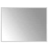 LED Bathroom Mirror 80x60 cm - Front View