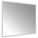 LED Bathroom Mirror 80x60 cm - Top-Down View