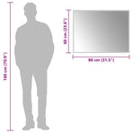 LED Bathroom Mirror 80x60 cm