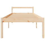 Senior Bed without Mattress 90x190 cm - Top-Down View