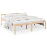 Senior Bed without Mattress 183x203 cm King - Front View