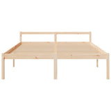Senior Bed without Mattress 183x203 cm King - Top-Down View