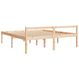 Senior Bed without Mattress 183x203 cm King - Rear View