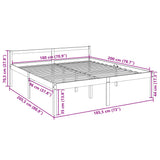 Senior Bed without Mattress 183x203 cm King - Extra Image