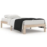 Bed Frame without Mattress 90x190 cm - Front View