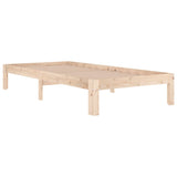 Bed Frame without Mattress 90x190 cm - Side View