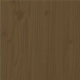 Bed Frame without Mattress Honey Brown 135x190 cm