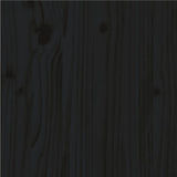 Bed Frame without Mattress Black 135x190 cm