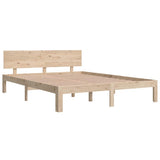 Bed Frame without Mattress 150x200 cm - Side View