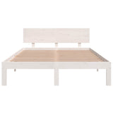 Bed Frame without Mattress White 150x200 cm - Top-Down View