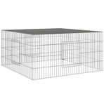 Rabbit Cage 110x110x55 cm Galvanised Iron