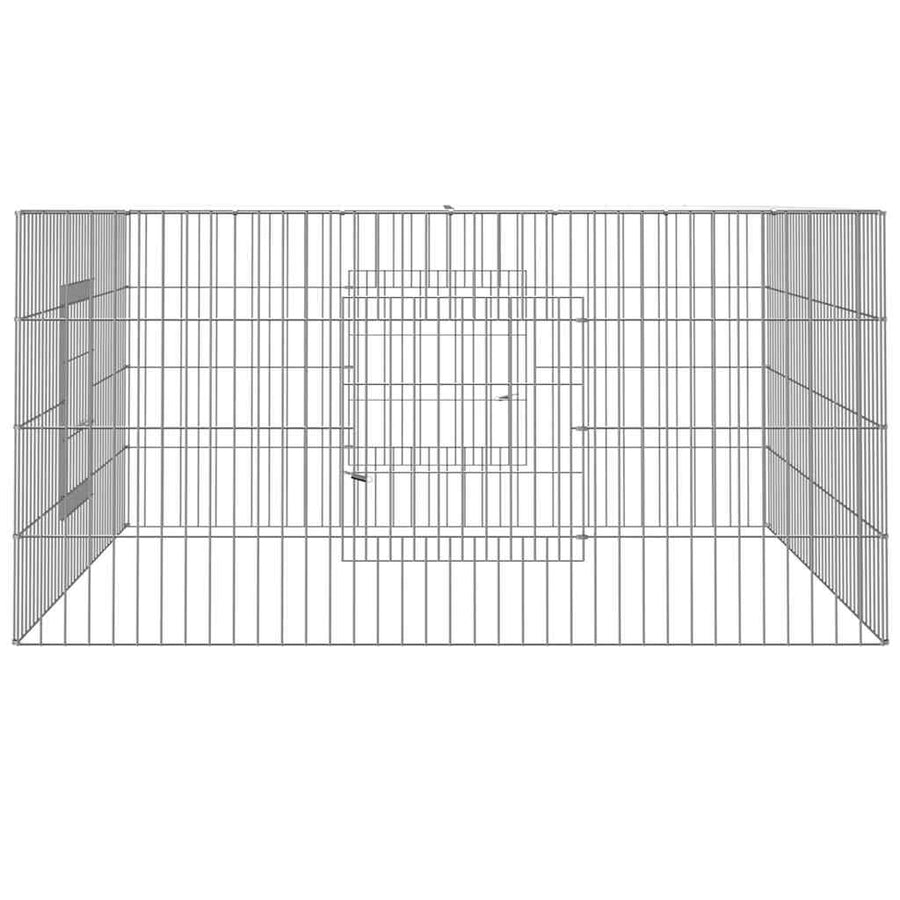 Rabbit Cage 110x110x55 cm Galvanised Iron