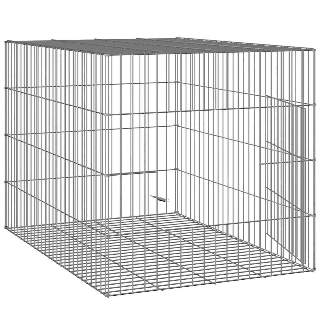 Rabbit Cage 78x54x54 cm Galvanised Iron
