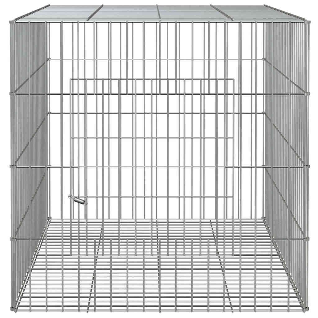Rabbit Cage 78x54x54 cm Galvanised Iron