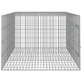 3-Panel Rabbit Cage 163x79x54 cm Galvanised Iron - 45-Degree Angle
