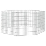 Free Range Animal Enclosure 8-Panel 54x60 cm Galvanised Iron - Front View