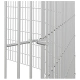 Free Range Animal Enclosure 10-Panel 54x60 cm Galvanised Iron - Rear View