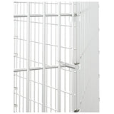 Free Range Animal Enclosure 6-Panel 54x80 cm Galvanised Iron - Rear View