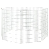 Free Range Animal Enclosure 8-Panel 54x80 cm Galvanised Iron - Top-Down View