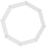 Free Range Animal Enclosure 8-Panel 54x80 cm Galvanised Iron - Close-Up Angle