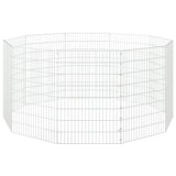 Free Range Animal Enclosure 10-Panel 54x80 cm Galvanised Iron