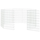 Free Range Animal Enclosure 10-Panel 54x80 cm Galvanised Iron