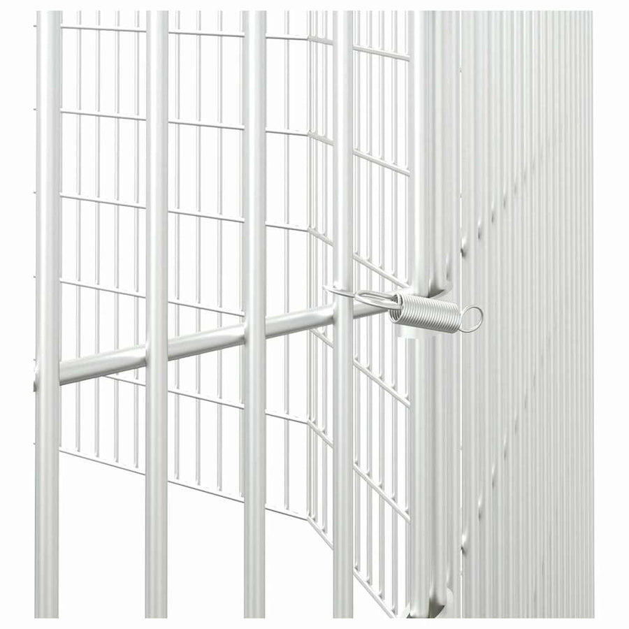 Free Range Animal Enclosure 10-Panel 54x80 cm Galvanised Iron