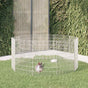 Free Range Animal Enclosure 10-Panel 54x80 cm Galvanised Iron