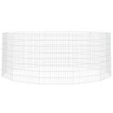 Free Range Animal Enclosure 12-Panel 54x80 cm Galvanised Iron
