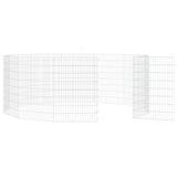 Free Range Animal Enclosure 12-Panel 54x80 cm Galvanised Iron