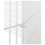Free Range Animal Enclosure 12-Panel 54x80 cm Galvanised Iron - Rear View