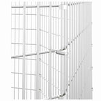 Free Range Animal Enclosure 8-Panel 54x100 cm Galvanised Iron