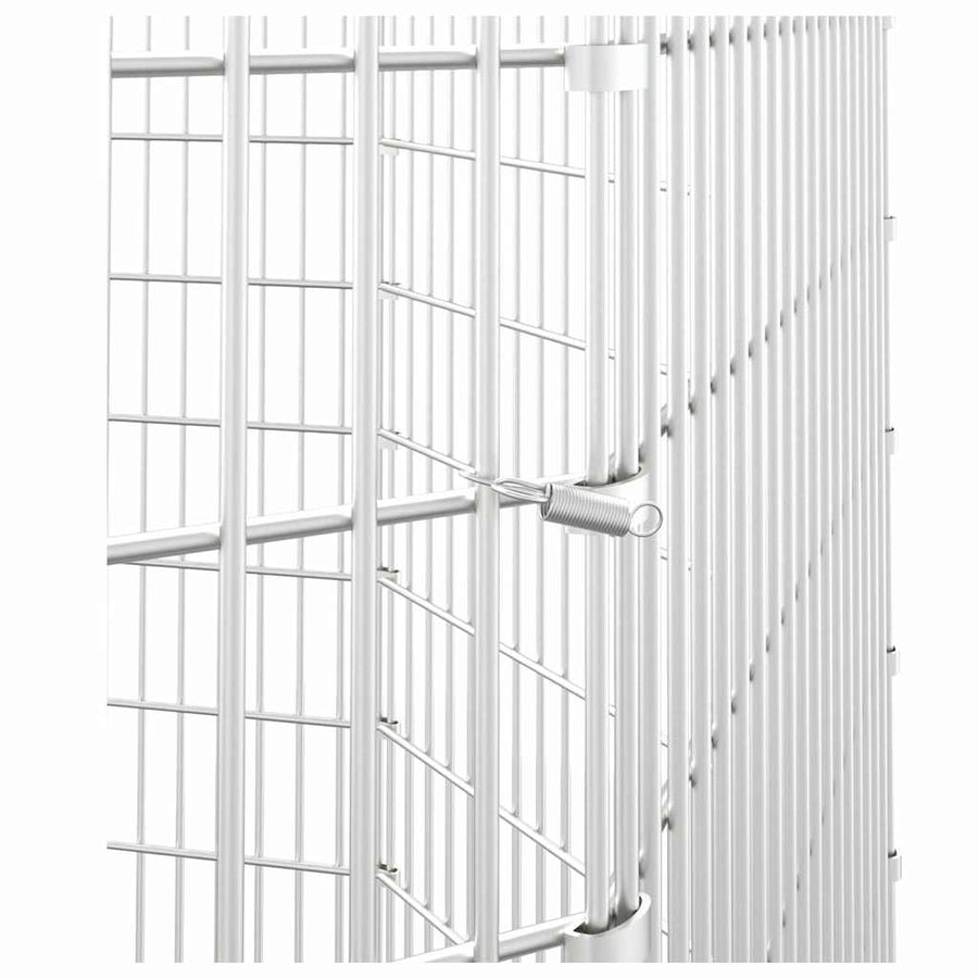 Free Range Animal Enclosure 8-Panel 54x100 cm Galvanised Iron