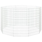 Free Range Animal Enclosure 10-Panel 54x100 cm Galvanised Iron