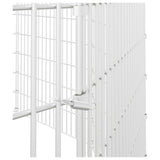 Free Range Animal Enclosure 10-Panel 54x100 cm Galvanised Iron - Rear View