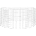 Free Range Animal Enclosure 12-Panel 54x100 cm Galvanised Iron