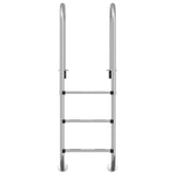 Pool Ladder 54x38x158 cm 304 Stainless Steel - Side View