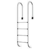 Pool Ladder 54x38x184.5 cm 304 Stainless Steel - Front View