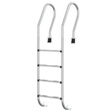 Pool Ladder 54x38x184.5 cm 304 Stainless Steel - Front View