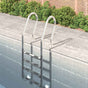 Pool Ladder 54x38x184.5 cm 304 Stainless Steel
