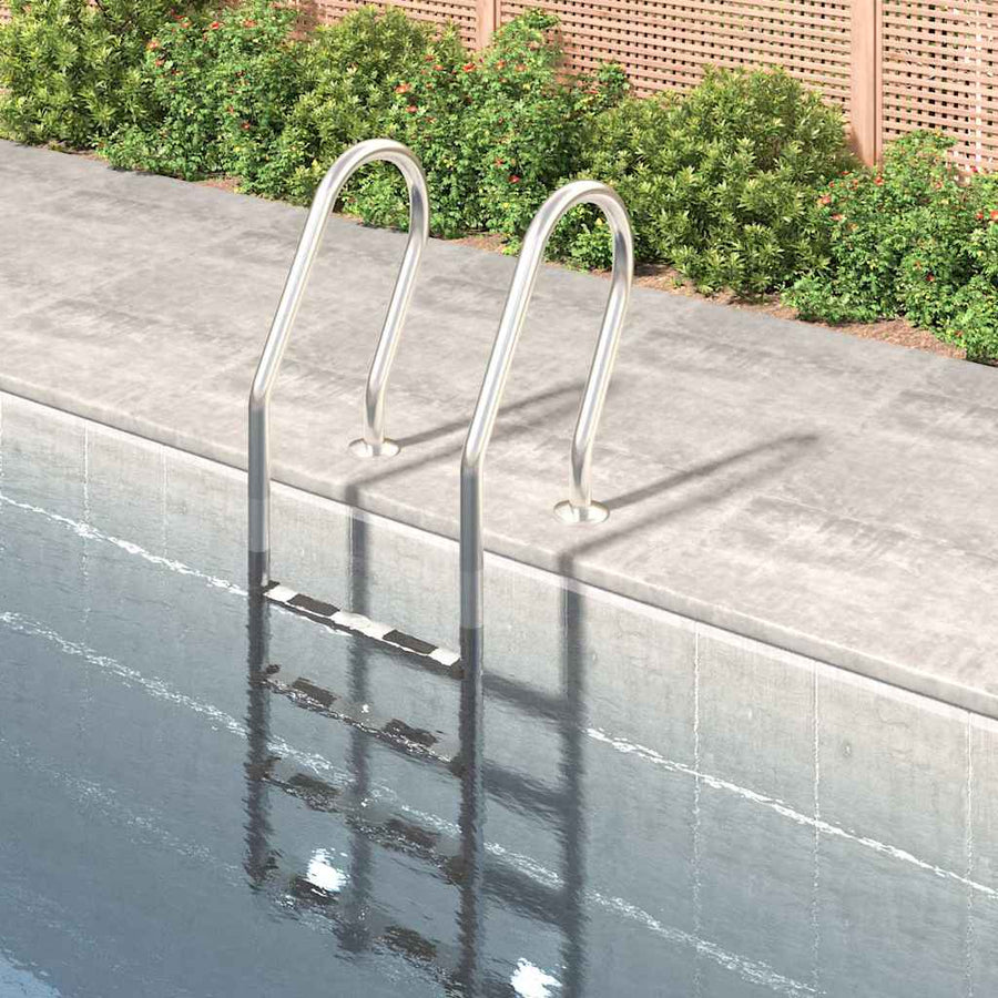 Pool Ladder 54x38x184.5 cm 304 Stainless Steel