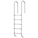 Pool Ladder 54x38x211 cm 304 Stainless Steel - Front View