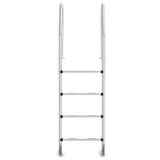 Pool Ladder 54x38x184.5 cm 304 Stainless Steel - Side View
