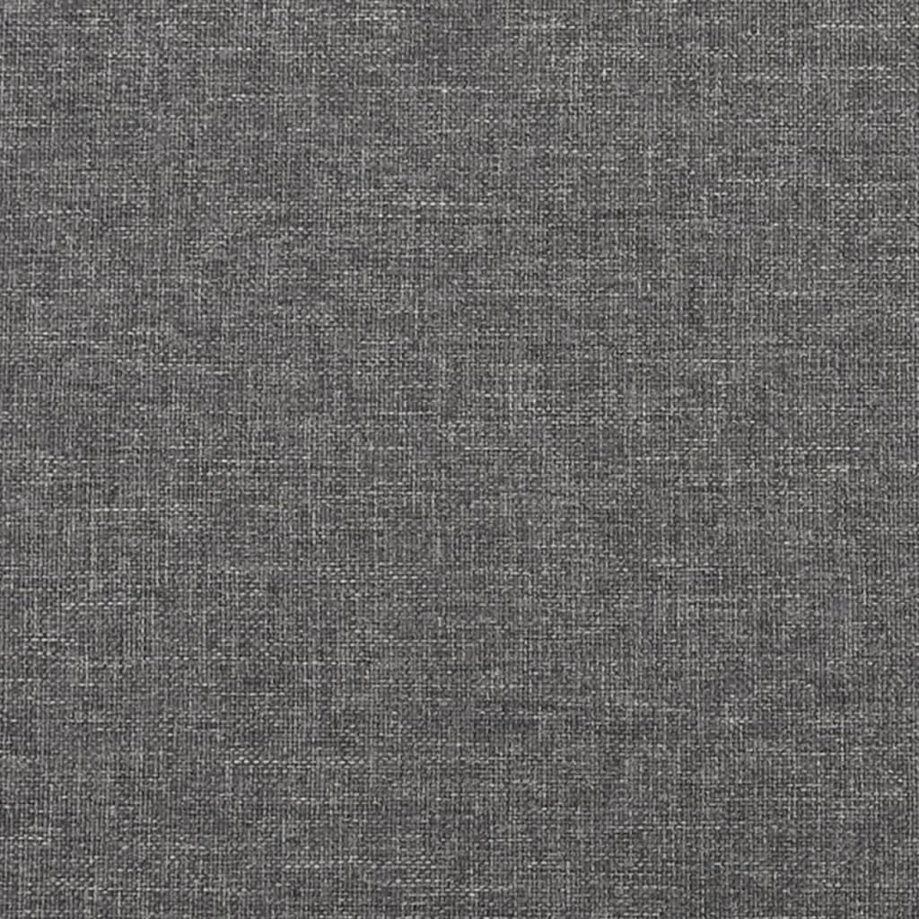 Relaxing Chair with a Stool Light Grey Fabric