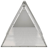 Rabbit Cage Grey 201.5x80.5x71 cm Galvanised Steel - Top-Down View