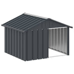 Dog House Anthracite 116.5x103x81.5 cm Galvanised Steel