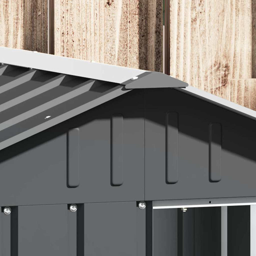 Dog House Anthracite 116.5x103x81.5 cm Galvanised Steel