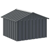 Dog House Anthracite 116.5x103x81.5 cm Galvanised Steel - Close-Up Angle