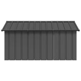 Dog House Anthracite 116.5x153x81.5 cm Galvanised Steel - Top-Down View